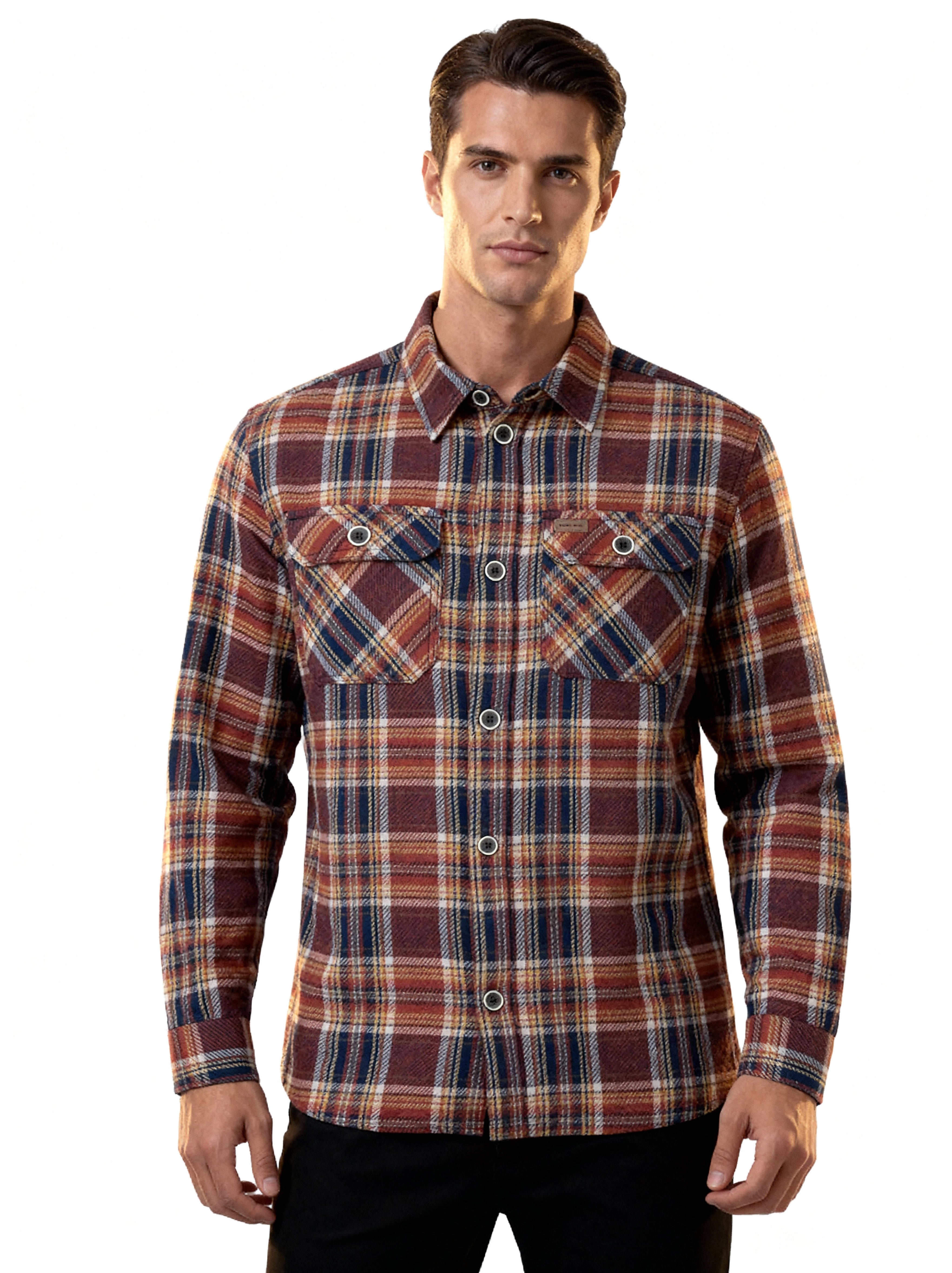 Men's Flannel Shirt Jacket