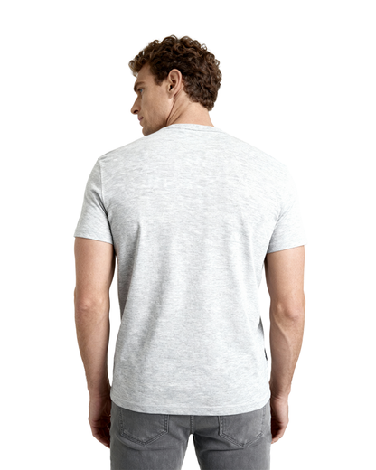 Men’s Crew Neck T-Shirt, Short Sleeve Slim Fit Solid Tee
