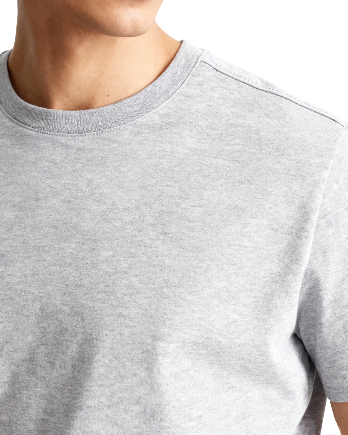 Men’s Crew Neck T-Shirt, Short Sleeve Slim Fit Solid Tee