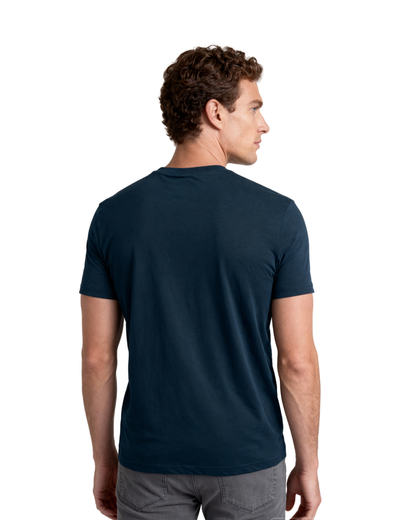 Men’s Crew Neck T-Shirt, Short Sleeve Slim Fit Solid Tee